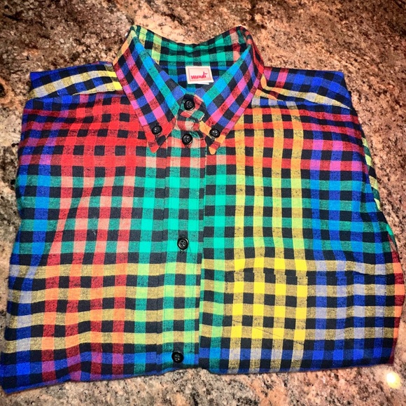 Vintage Mondi Checkered Shirt - Picture 6 of 10